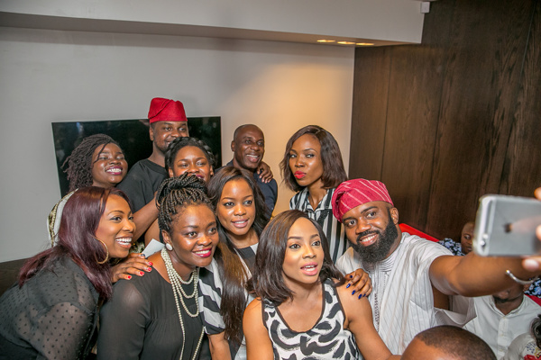 Selfie with the celebrant and Governor Amaechi