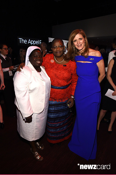 Sister Rosemary Nyirumbe, Obiageli Ezekwesili and Samantha Power (photo credit Larry Busacca  Getty Images)